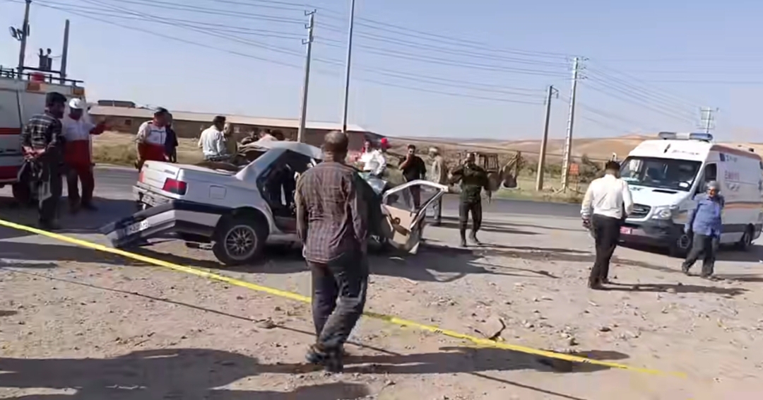 ۴ نفر در برخورد کمپرسی و پژو در محور مراغه ـ هشترود جان باختند
